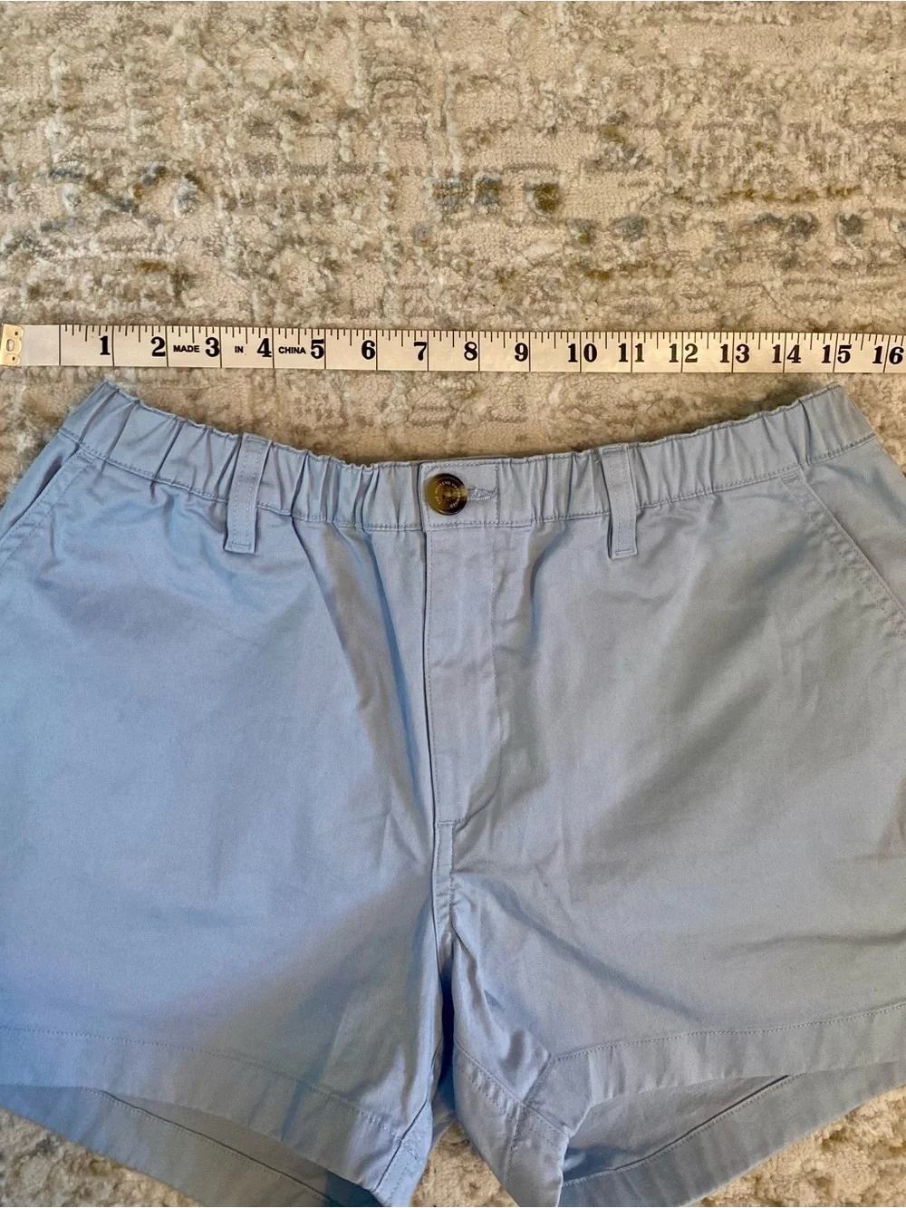 Chubbies Light Blue Men’s Classic Cotton short shorts size M